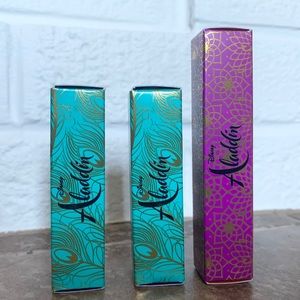 Limited edition Aladdin lipsticks and gloss.